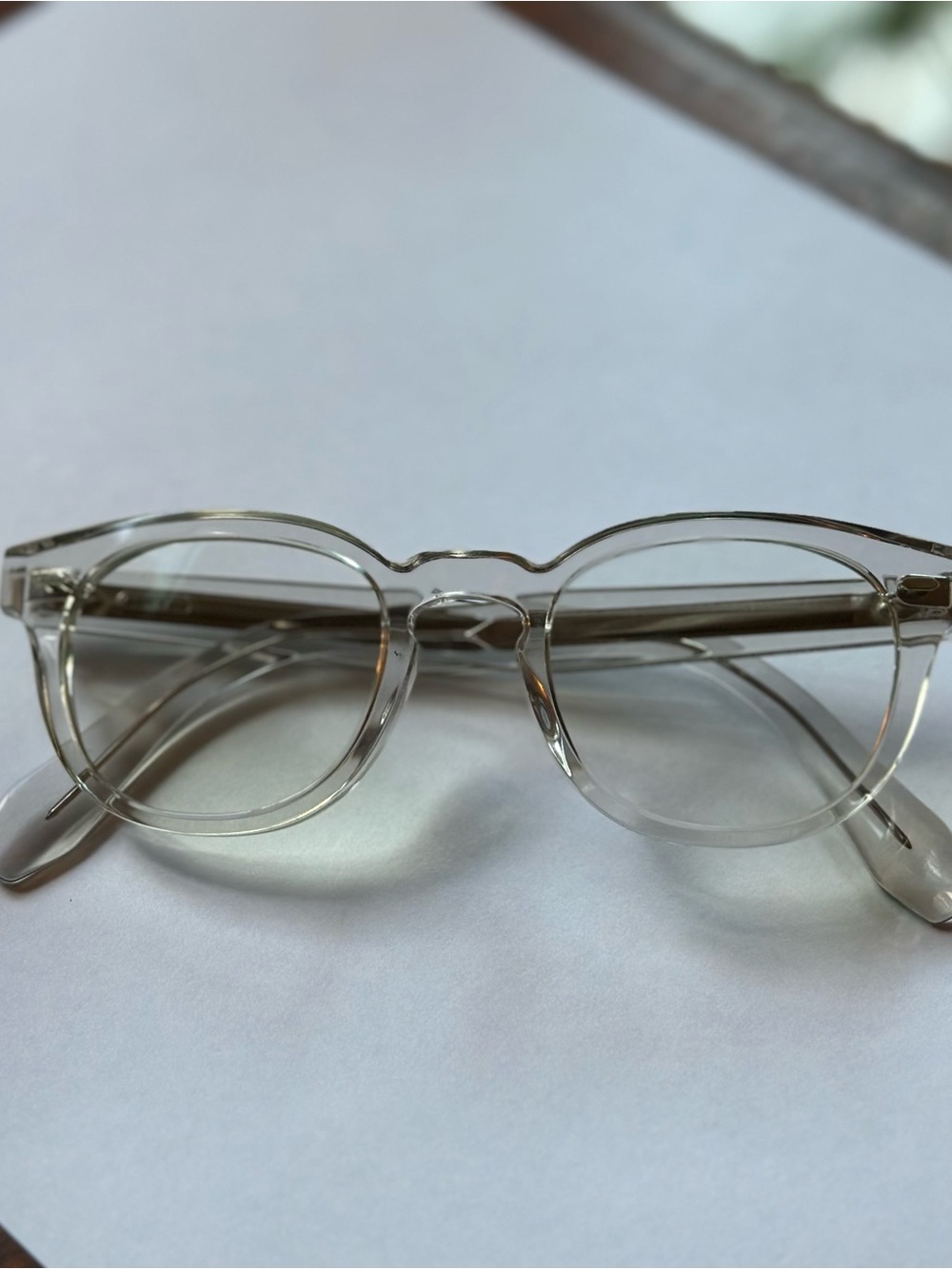 Oliver Peoples N. 01 Clear Frame Eyeglasses 47-21-145